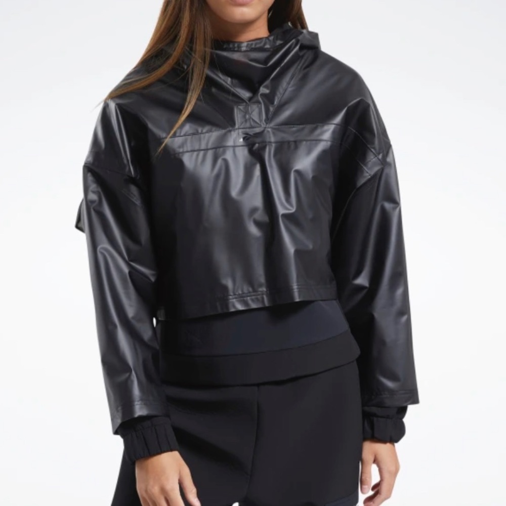 Reebok Edgeworks Water-Resistant Layering TPU Film Hooded Jacket Size Large NWT